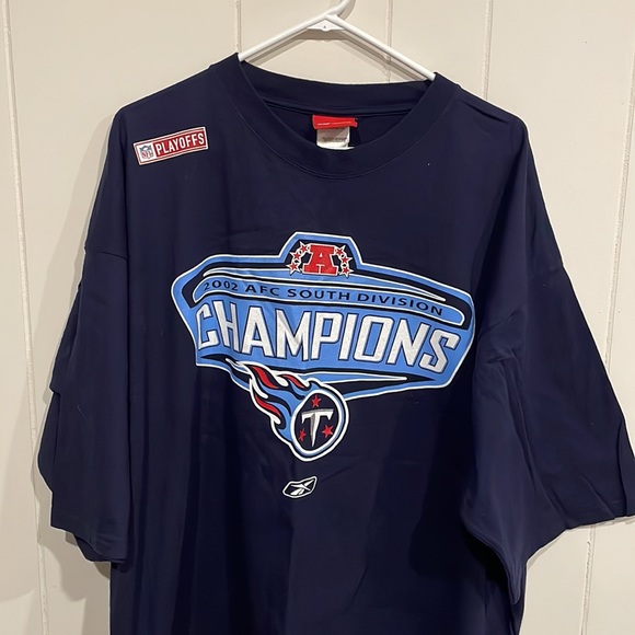 Vintage 2002 AFC South Division Champions T-Shirt - Picture 4 of 9
